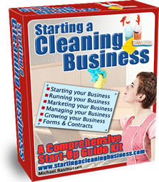 The Starting a Cleaning Business Start-Up Guide Kit